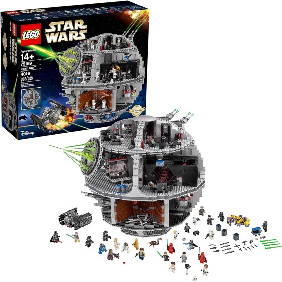 LEGO Star Wars Death Star 75159 Space Station Building Kit with Star Wars Minifigures