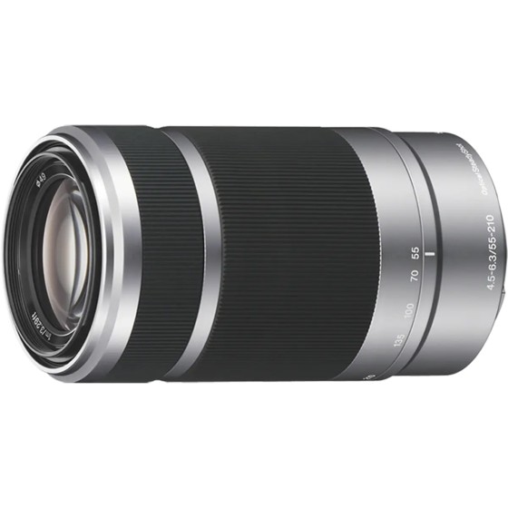 E 55–210 mm F4.5-6.3 OSS APS-C Telephoto Zoom Lens with Optical SteadyShot